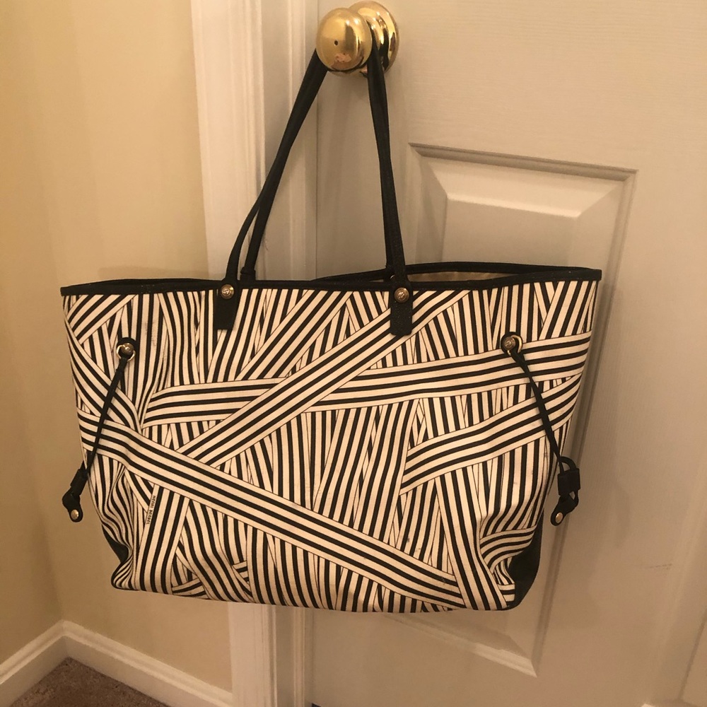 Henri bendel disturbed stripe tote